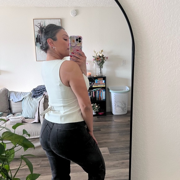 Abercrombie & Fitch Women's Pin Striped Top - Picture 7 of 7